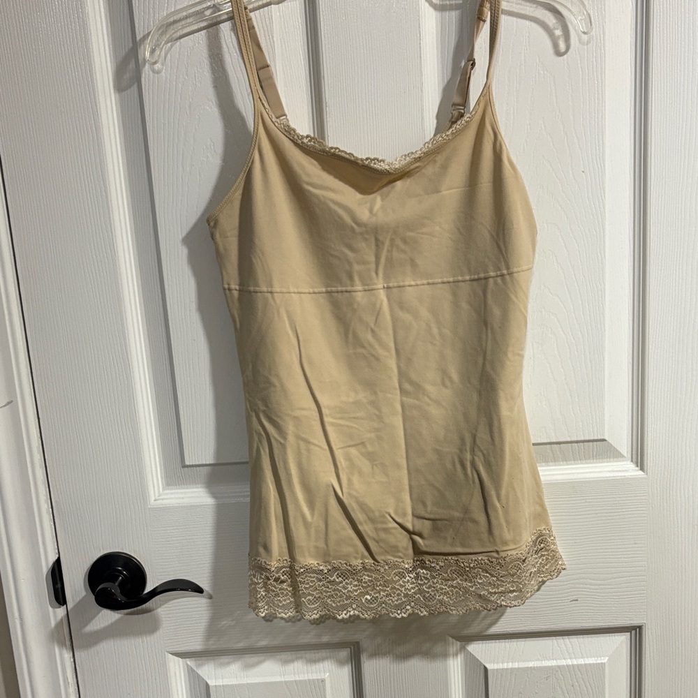 Madenform Shapewear Beige Lace Trim Cami